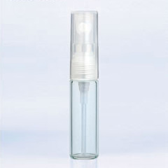 グラスアトマイザー シンプル 4321 クリアボトル/キャップクリア 4ml 